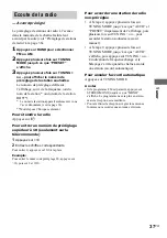 Preview for 37 page of Sony CMT-DC500MD (French) Mode D'Emploi