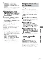 Preview for 41 page of Sony CMT-DC500MD (French) Mode D'Emploi