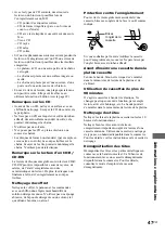 Preview for 47 page of Sony CMT-DC500MD (French) Mode D'Emploi