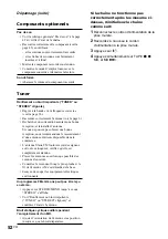 Preview for 52 page of Sony CMT-DC500MD (French) Mode D'Emploi