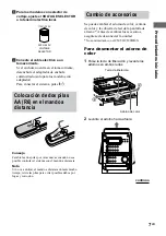 Предварительный просмотр 63 страницы Sony CMT-DC500MD (French) Mode D'Emploi