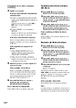 Preview for 70 page of Sony CMT-DC500MD (French) Mode D'Emploi