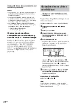 Предварительный просмотр 76 страницы Sony CMT-DC500MD (French) Mode D'Emploi