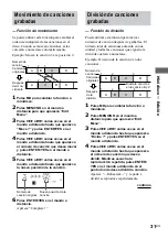 Предварительный просмотр 87 страницы Sony CMT-DC500MD (French) Mode D'Emploi