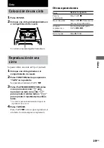 Предварительный просмотр 95 страницы Sony CMT-DC500MD (French) Mode D'Emploi