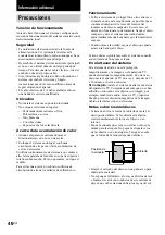 Preview for 102 page of Sony CMT-DC500MD (French) Mode D'Emploi