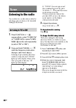 Preview for 60 page of Sony CMT-DH3 Operating Instructions Manual