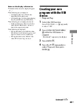 Preview for 65 page of Sony CMT-DH3 Operating Instructions Manual