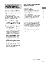 Preview for 21 page of Sony CMT-DH30 Operating Instructions Manual