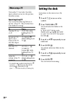 Preview for 22 page of Sony CMT-DH30 Operating Instructions Manual