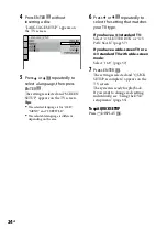 Preview for 24 page of Sony CMT-DH30 Operating Instructions Manual