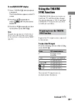 Preview for 25 page of Sony CMT-DH30 Operating Instructions Manual