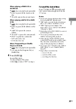 Preview for 37 page of Sony CMT-DH30 Operating Instructions Manual