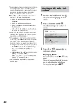 Preview for 42 page of Sony CMT-DH30 Operating Instructions Manual