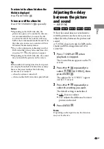 Preview for 49 page of Sony CMT-DH30 Operating Instructions Manual