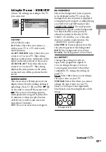 Preview for 57 page of Sony CMT-DH30 Operating Instructions Manual