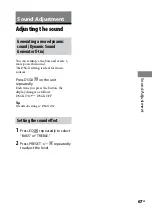 Preview for 67 page of Sony CMT-DH30 Operating Instructions Manual