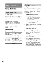 Preview for 68 page of Sony CMT-DH30 Operating Instructions Manual