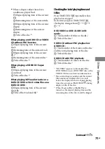 Preview for 71 page of Sony CMT-DH30 Operating Instructions Manual