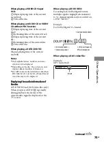 Preview for 73 page of Sony CMT-DH30 Operating Instructions Manual