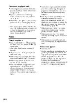 Preview for 82 page of Sony CMT-DH30 Operating Instructions Manual