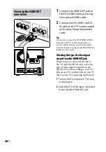 Preview for 26 page of Sony CMT-DH50R Operating Instructions Manual