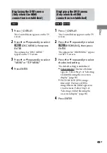 Preview for 43 page of Sony CMT-DH50R Operating Instructions Manual