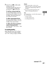 Preview for 47 page of Sony CMT-DH50R Operating Instructions Manual