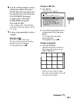 Preview for 51 page of Sony CMT-DH50R Operating Instructions Manual