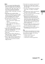 Preview for 53 page of Sony CMT-DH50R Operating Instructions Manual