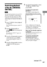 Предварительный просмотр 57 страницы Sony CMT-DH50R Operating Instructions Manual