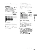 Preview for 73 page of Sony CMT-DH50R Operating Instructions Manual