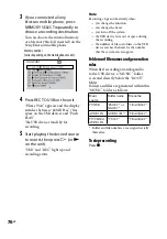 Предварительный просмотр 76 страницы Sony CMT-DH50R Operating Instructions Manual