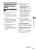 Preview for 85 page of Sony CMT-DH50R Operating Instructions Manual