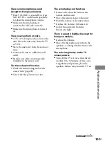 Preview for 101 page of Sony CMT-DH50R Operating Instructions Manual