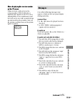 Предварительный просмотр 115 страницы Sony CMT-DH50R Operating Instructions Manual