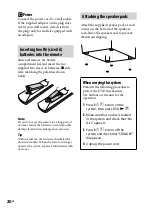 Preview for 20 page of Sony CMT-DH5BT Operating Instructions Manual