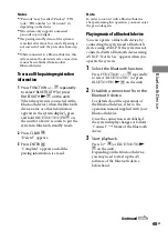 Preview for 65 page of Sony CMT-DH5BT Operating Instructions Manual