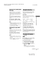 Preview for 17 page of Sony CMT-DX400 Operating Instructions Manual