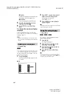 Предварительный просмотр 18 страницы Sony CMT-DX400 Operating Instructions Manual