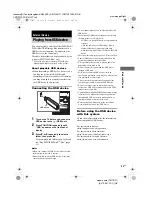 Preview for 23 page of Sony CMT-DX400 Operating Instructions Manual