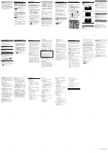 Preview for 2 page of Sony CMT-DX400A Operating Instructions