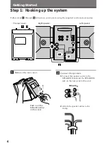 Предварительный просмотр 4 страницы Sony CMT-ED1 - Micro Hi Fi Component System Operating Instructions Manual