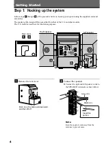 Preview for 4 page of Sony CMT-ED2 - Micro Hi Fi Component System Operating Instructions Manual