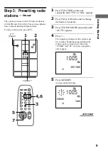 Предварительный просмотр 9 страницы Sony CMT-ED2 - Micro Hi Fi Component System Operating Instructions Manual