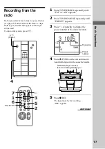 Preview for 17 page of Sony CMT-ED2 - Micro Hi Fi Component System Operating Instructions Manual