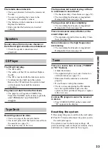 Preview for 33 page of Sony CMT-ED2 - Micro Hi Fi Component System Operating Instructions Manual