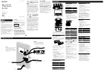 Предварительный просмотр 1 страницы Sony CMT EH15 - Micro HI-FI Stereo Music System Operating Instructions