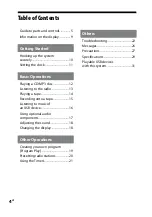 Preview for 4 page of Sony CMT-EH25 Operating Instructions Manual