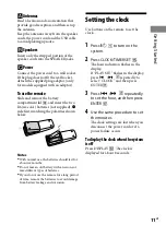 Preview for 11 page of Sony CMT-EH25 Operating Instructions Manual